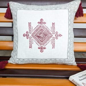 Simple Aztec printed cushion cover